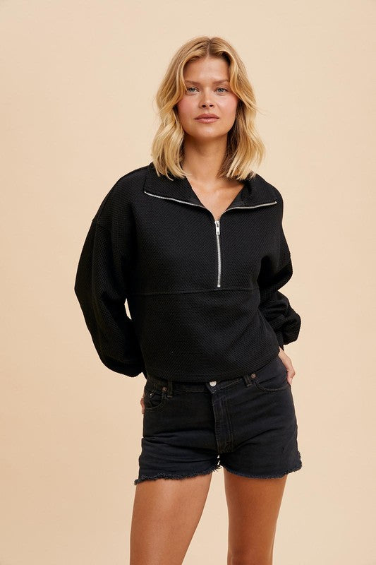 Cozy Zip Thermal Pullover