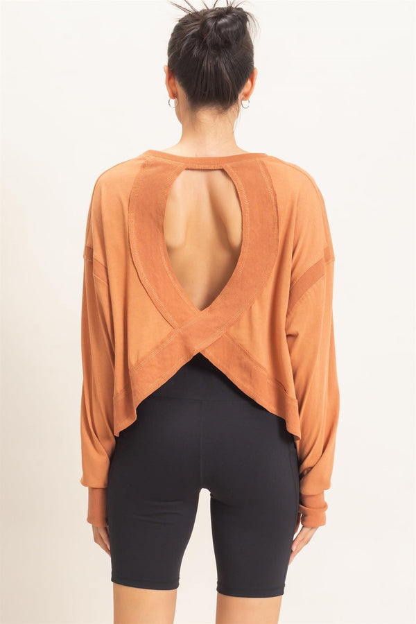The Free Flow Top - Sienna Brown