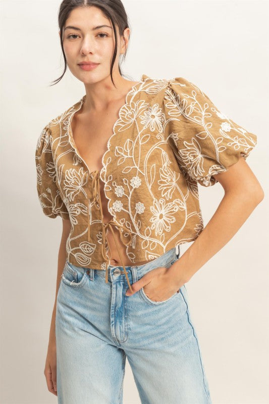 The Heirloom Tie Top