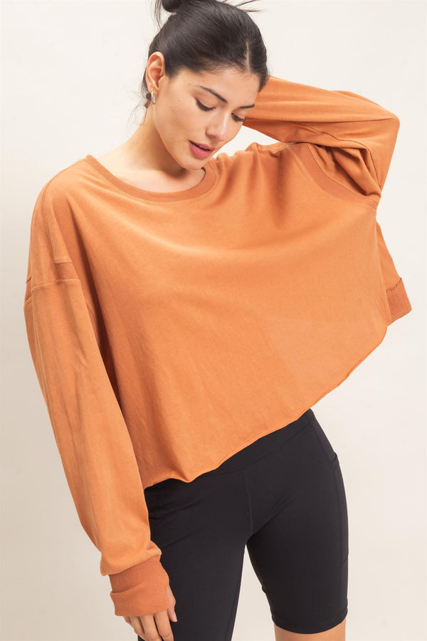 The Free Flow Top - Sienna Brown