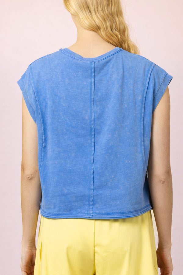 Free Spirit Mineral Wash Crop Top
