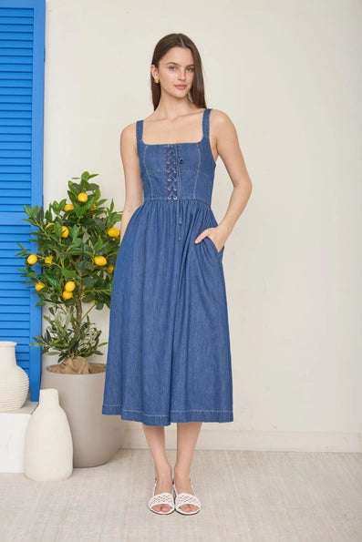 The Denim Darling Midi