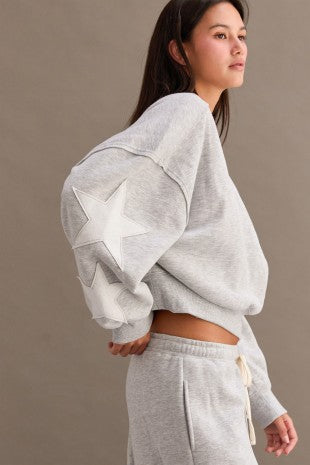 Star Patch Crewneck
